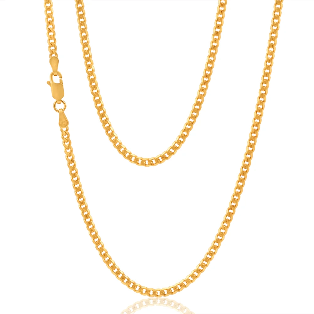 9ct Yellow Solid Gold Curb "Colt" Chain – Shiels Jewellers