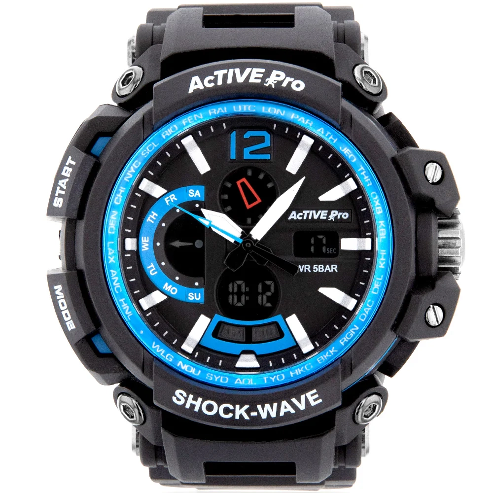 Active Pro 1702 Black Digital Sports Watch – Shiels Jewellers