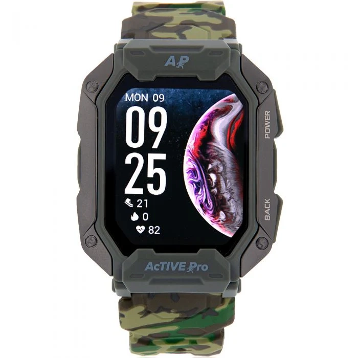 Active Pro Smart Watch Army Green Edition – Shiels Jewellers