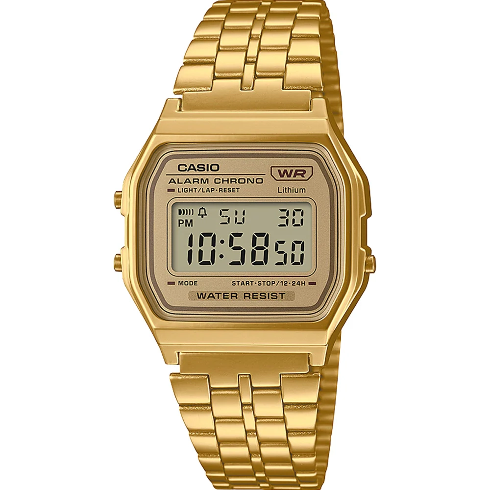 Casio A158WETG-9A Vintage Gold Digital Watch – Shiels Jewellers