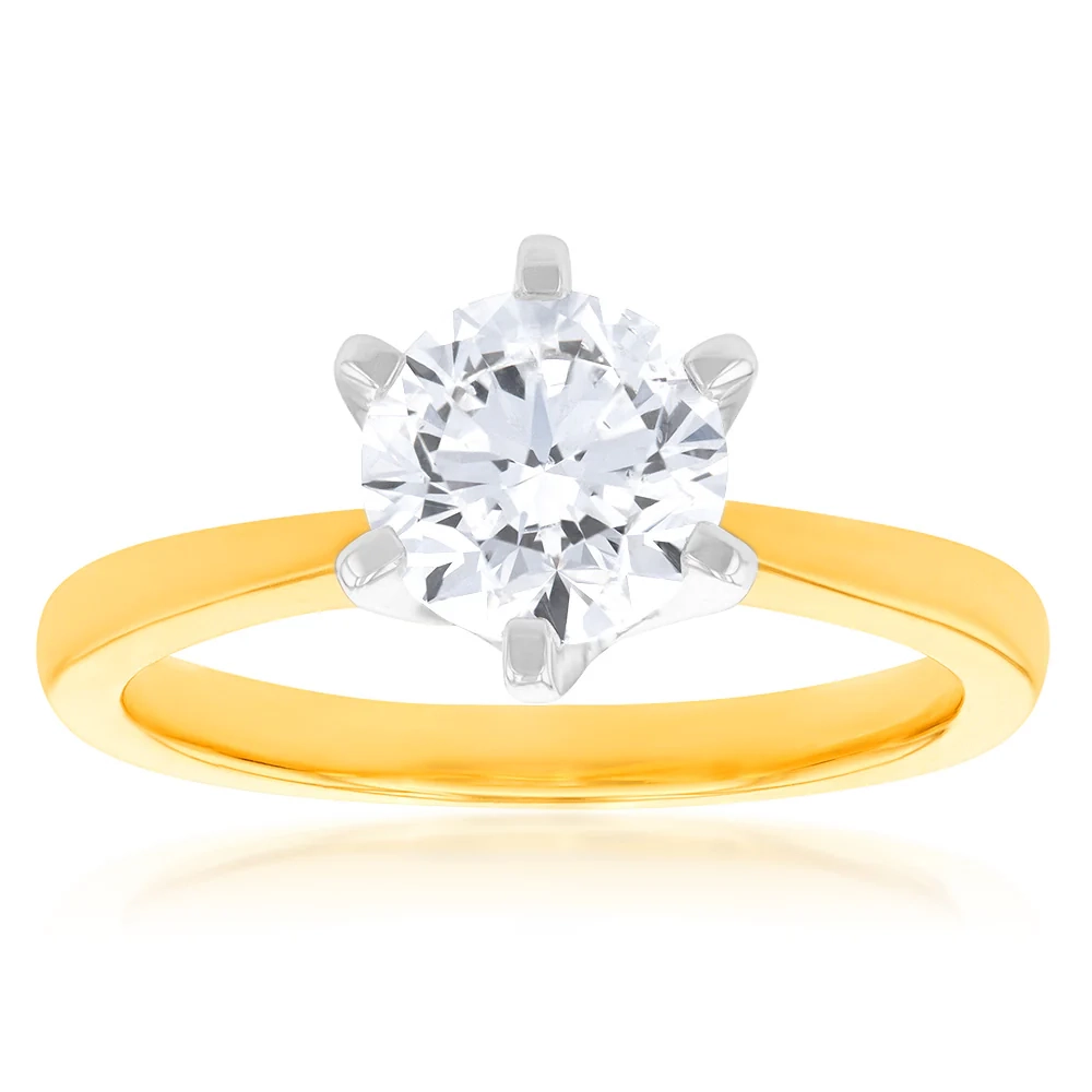 Certified Luminesce Lab Grown 1.5 Carat Solitaire Engagement Ring in 1 – Shiels Jewellers