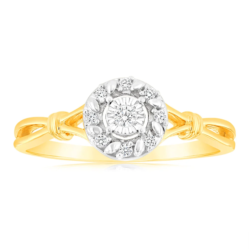 Luminesce Lab Grown Diamond Ring in 9ct Yellow Gold – Shiels Jewellers