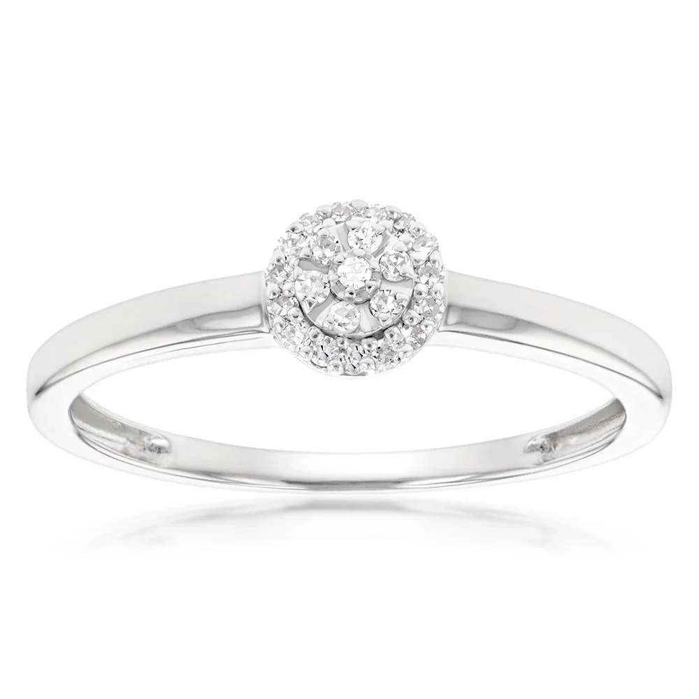 Luminesce Lab Grown Diamond Ring in Silver – Shiels Jewellers