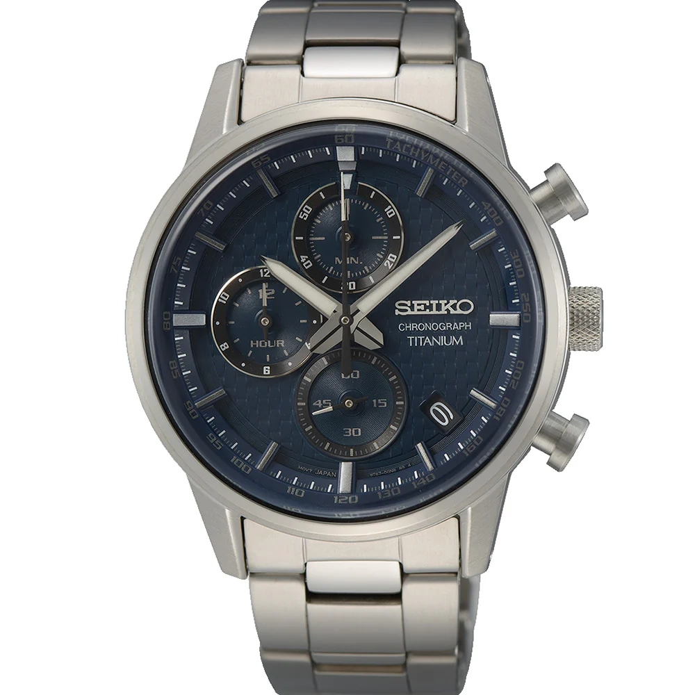 Seiko SSB387P Chronograph Titanium – Shiels Jewellers