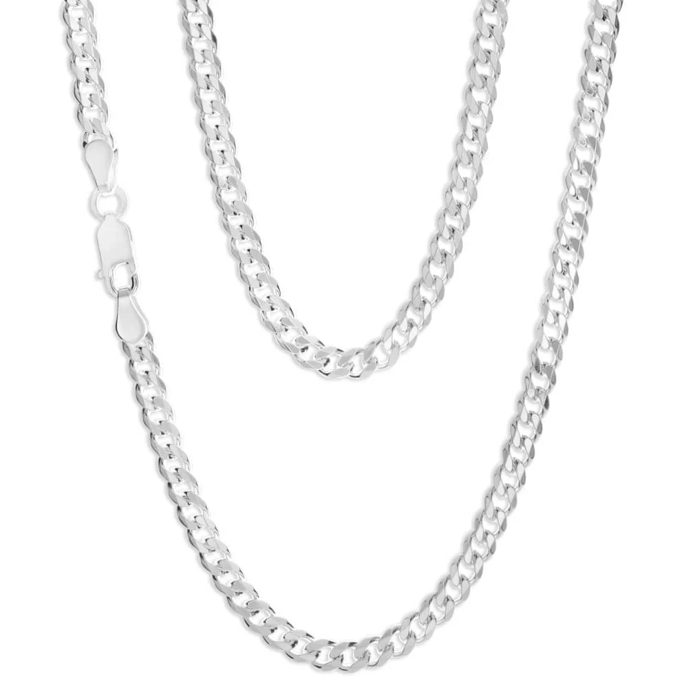 Sterling Silver 55cm 120 Gauge Dicut Curb Chain – Shiels Jewellers