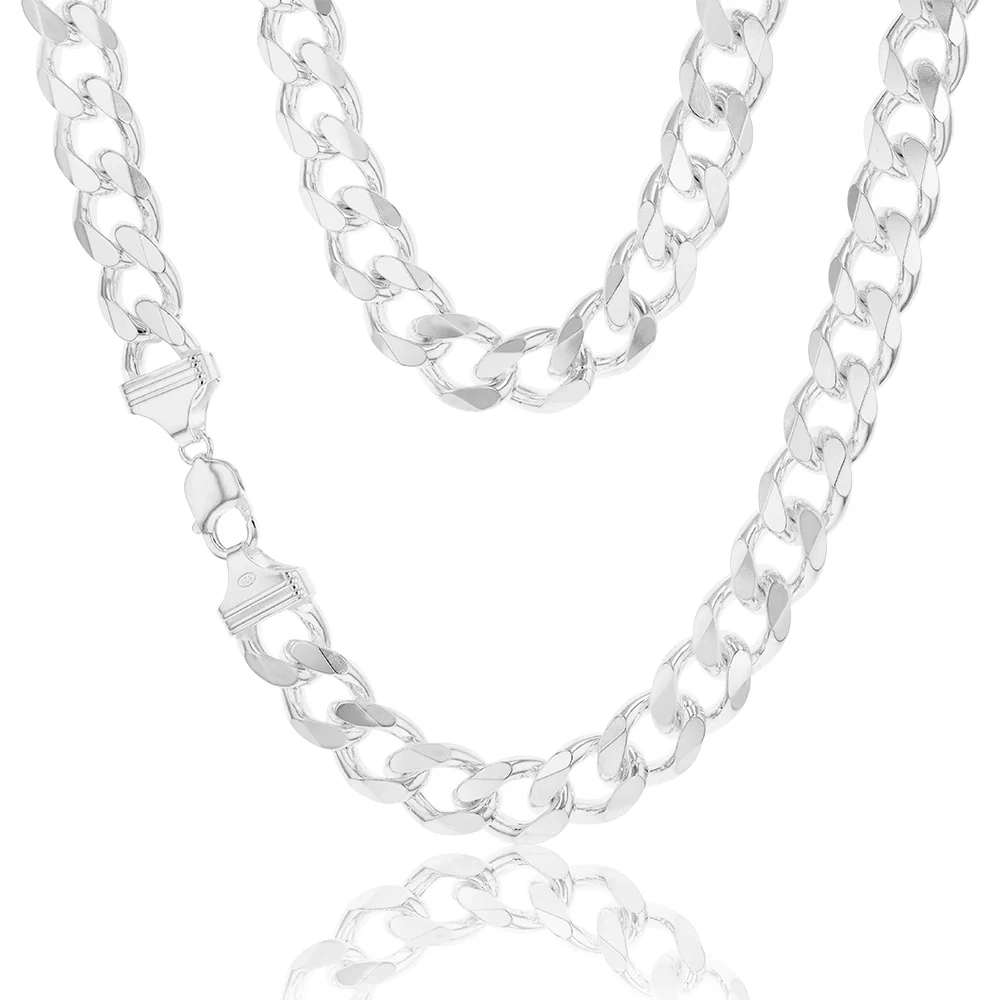 Sterling Silver Curb 400 Gauge 60cm Chain – Shiels Jewellers