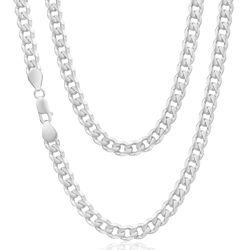 Sterling Silver Unisex Curb 60cm Chain – Shiels Jewellers