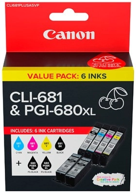 Canon PGI 680XL & CLI 681 Ink Cartridge Value Pack