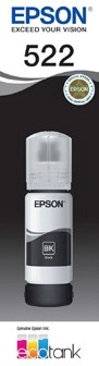 Epson 522 Series Ink Bottle - Black