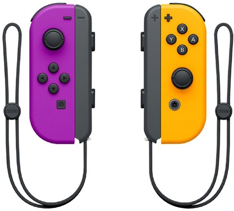 Nintendo Switch Joy-Con Pair - Neon Purple/Neon Orange