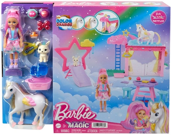 Barbie A Touch of Magic Doll, Playset and Accessories