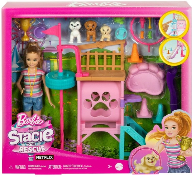 Barbie and Stacie Puppy Playground