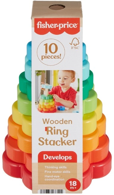 Fisher-Price Wood Ring Stacker