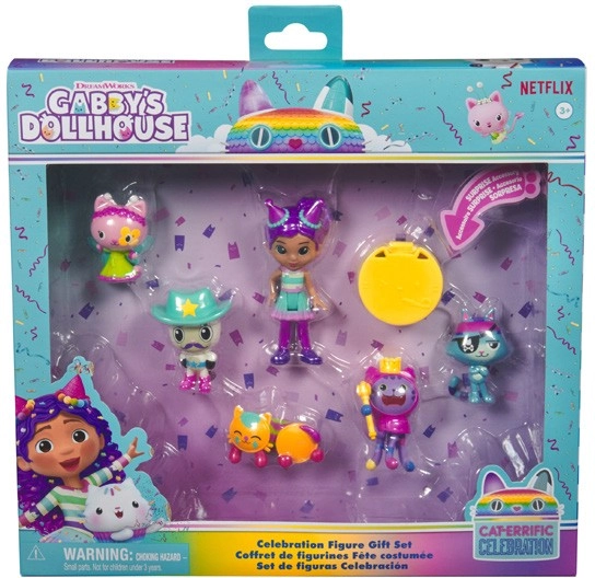 Gabby’s Dollhouse Deluxe Figure Celebration Gift Pack