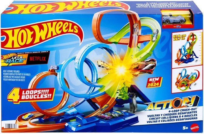 Hot Wheels Action Boosted Set