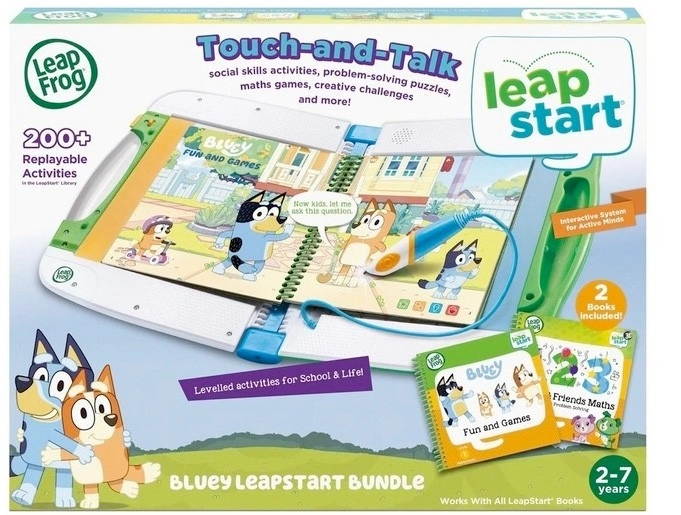 LeapFrog Bluey LeapStart Bundle - Blue