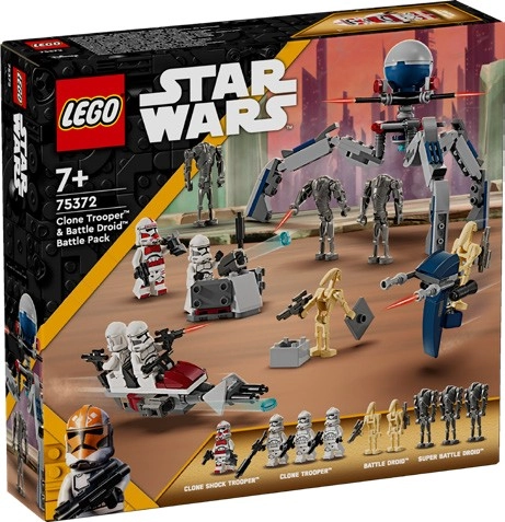 LEGO® Star Wars Clone Trooper™ & Battle Droid™ Battle Pack 75372