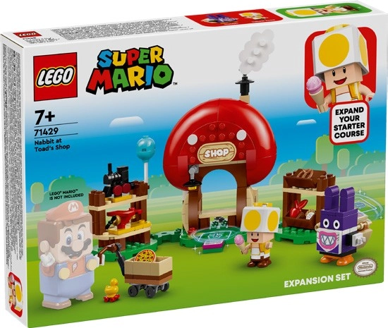 LEGO® Super Mario Nabbit at Toad’s Shop Expansion Set 71429