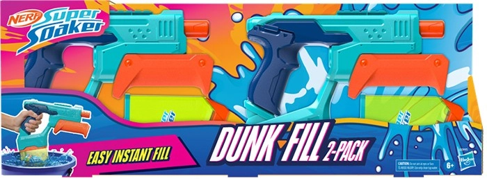 NERF 2pk Super Soaker Dunk Fill