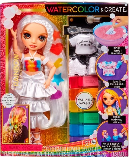 Rainbow High Color & Create Brown Eyes Doll