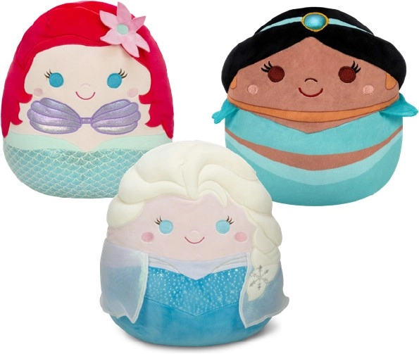 Squishmallows Assorted 8” Disney Princess Plushies