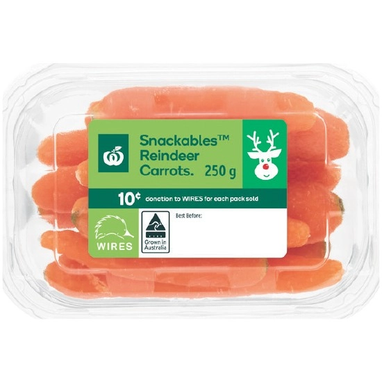 Australian Snackables® Carrots 250g Pack