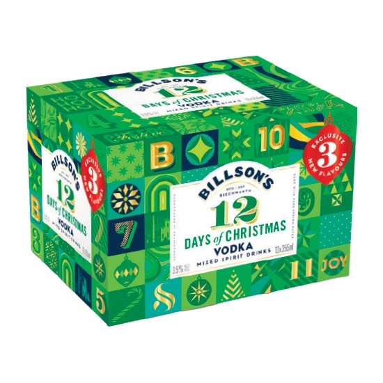 Billson’s 12 Days of Christmas Pack Cans 12x355ml