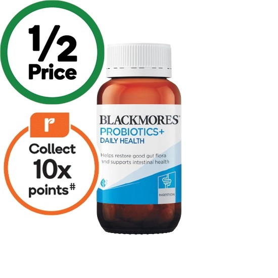 Blackmores Probiotics+ Daily Health Capsules Pk 55~