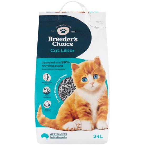 Breeder’s Choice Paper Cat Litter 24 Litre