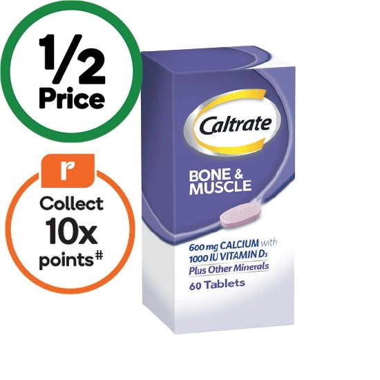 Caltrate Bone & Muscle Health Tablets Pk 60~