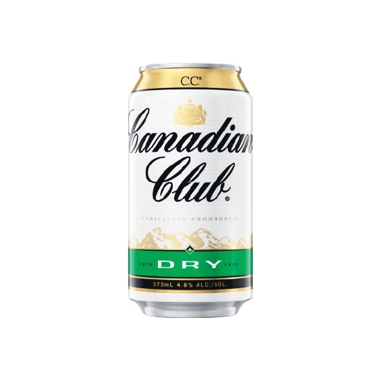 Canadian Club & Dry 4.8% Cans 10x375ml