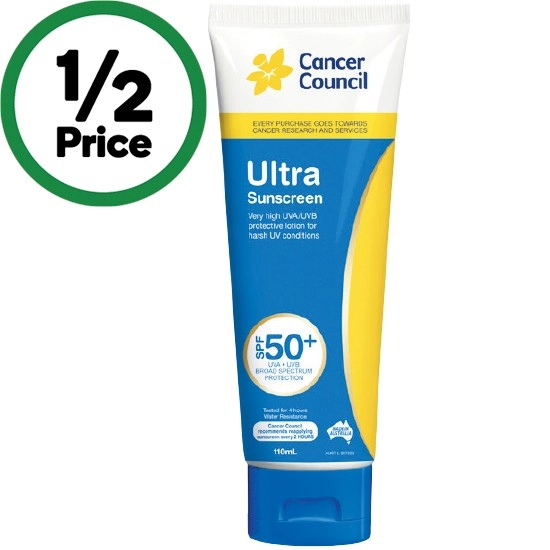 Cancer Council Ultra SPF50+ Sunscreen 110ml~