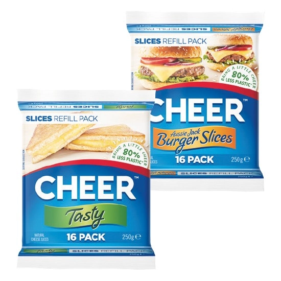 Cheer Sliced Cheese Refills 250g