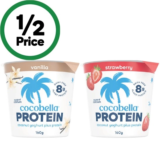 Cocobella Protein Dairy Free Coconut Yoghurt 160g – From the Fridge