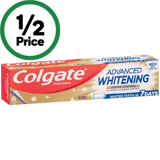 Colgate Advanced Whitening Tartar Control Toothpaste 200g