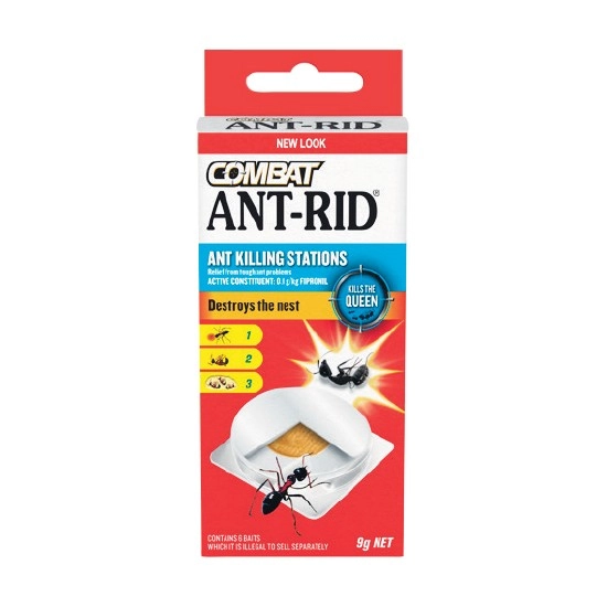 Combat Ant-Rid Ant Killing Stations Pk 4 x 6g