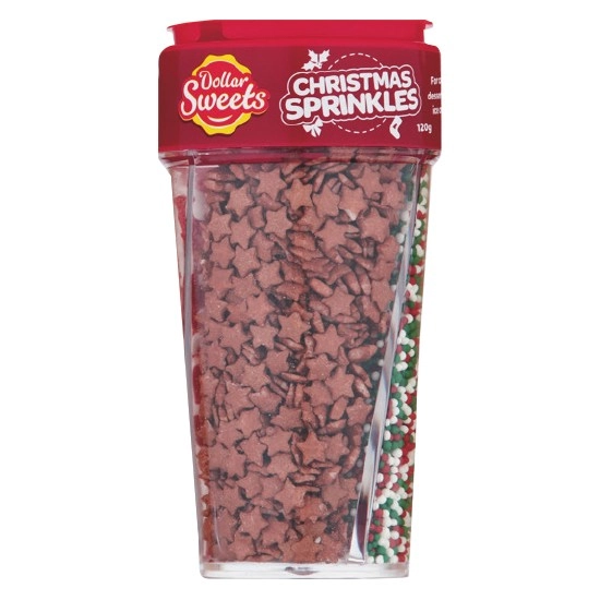 Dollar Sweets Christmas Sprinkles 120g