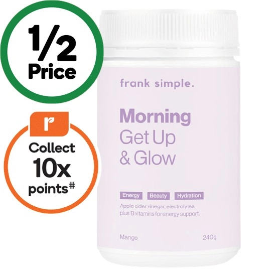 Frank Simple Morning Get Up & Glow Mango 240g~