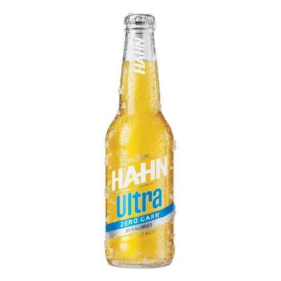 Hahn Ultra Zero Carb Bottles 6x330ml