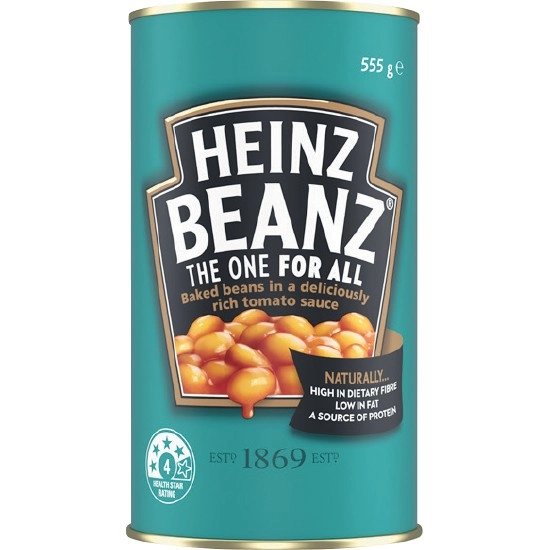 Heinz Baked Beans or Spaghetti 535-555g