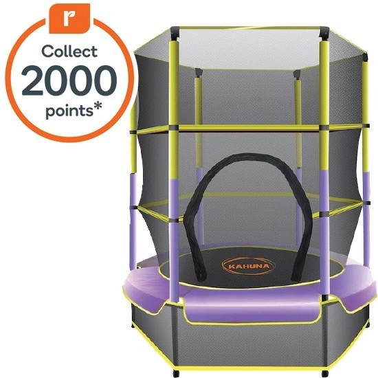 Kahuna Mini 4.5 Ft Trampoline Yellow Purple