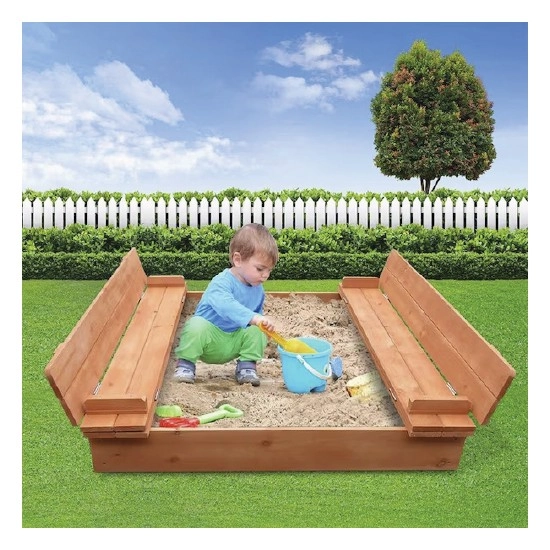 Keezi Kids Wooden Sandbox 90cm