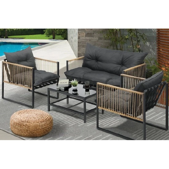 Livsip 4 Piece Outdoor Patio Set