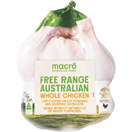 Macro Free Range Australian Fresh Whole Plain RSPCA Approved Chicken – From the Meat Dept