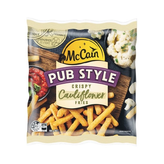 McCain Pub Style Crispy Broccoli or Cauliflower Fries 500g