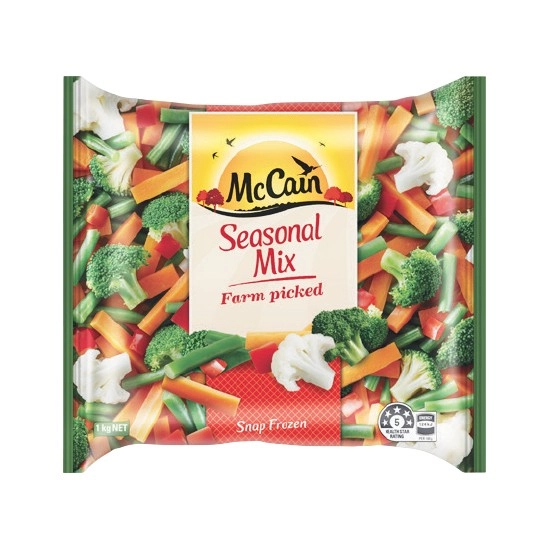 McCain Seasonal Mix Vegetables 1 kg