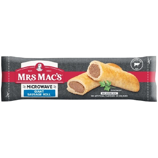 Mrs Mac’s Microwave Pies or Sausage Rolls 140-175g