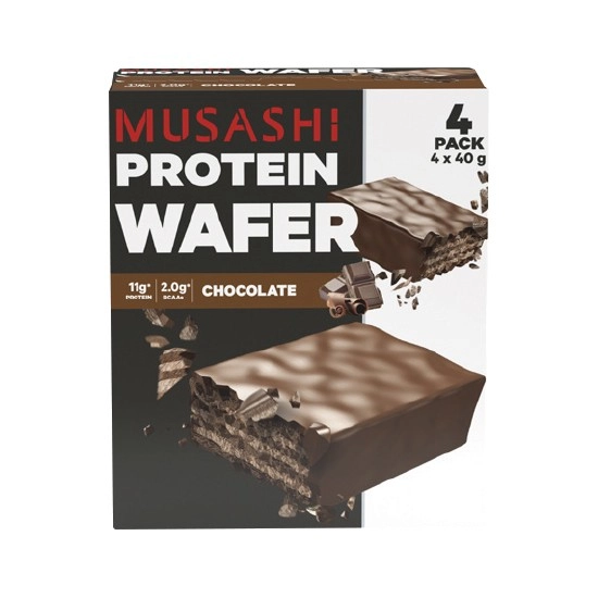 Musashi Protein Wafer Bars 40g x Pk 4~