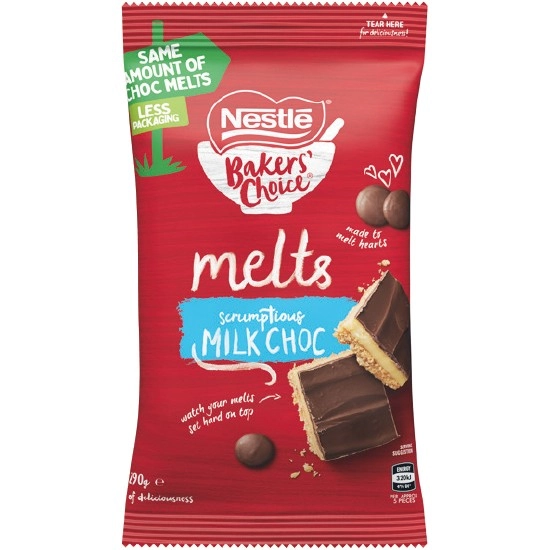 Nestle or Plaistowe Baking Chocolate Bits, Melts or Block 180-290g