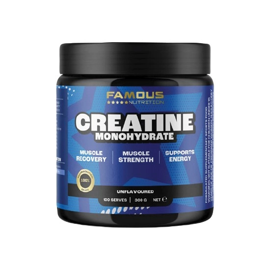 NEW Famous Nutrition Creatine Powder 300g~